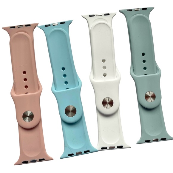 NEW 4 Silicone Sport Bands 44 45 49mm S/M  Beach - Picture 4 of 6